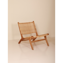 Load image into Gallery viewer, Natura Denver Solid Teak Wood and Rattan Chair