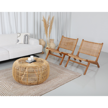 Load image into Gallery viewer, Natura Denver Solid Teak Wood and Rattan Chair