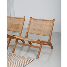 Load image into Gallery viewer, Natura Denver Solid Teak Wood and Rattan Chair