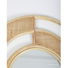 Load image into Gallery viewer, Natura Sevan Rattan Mirror