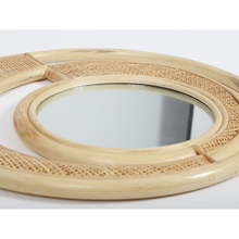 Load image into Gallery viewer, Natura Sevan Rattan Mirror