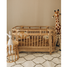 Load image into Gallery viewer, Natura Arya Rattan Baby Cot