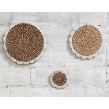Load image into Gallery viewer, Natura Handwoven Abaca Wall Decor (Set of 3 Small)
