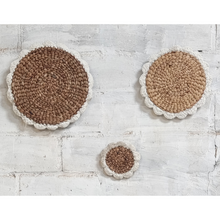 Load image into Gallery viewer, Natura Handwoven Abaca Wall Decor (Set of 3 Small)