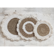 Load image into Gallery viewer, Natura Handwoven Abaca Wall Decor (Set of 3 Small)