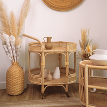 Load image into Gallery viewer, Natura Berucci Rattan Trolley

