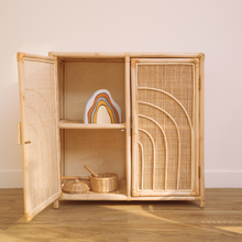Load image into Gallery viewer, Natura Íris Rattan Kids Cabinet