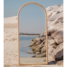 Load image into Gallery viewer, Natura Zagreb Rattan Floor Mirror
