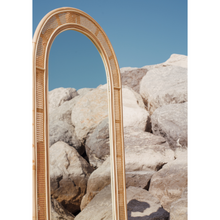 Load image into Gallery viewer, Natura Yerevan Rattan Floor Mirror