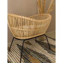 Load image into Gallery viewer, Natura Archie Rattan Bassinet with Iron leg