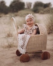 Load image into Gallery viewer, Natura Trixie Rattan Doll Pram