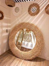 Load image into Gallery viewer, Natura Large Rattan Mirror 150CM

