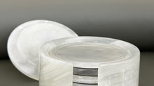 Load image into Gallery viewer, Sand&amp;Stone White Onyx Coaster Set
