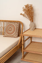 Load image into Gallery viewer, Natura Jasmine Embroidered Filled Cushion
