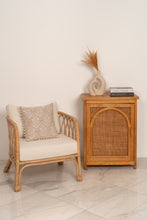 Load image into Gallery viewer, Natura Fern Embroidered Filled Cushion

