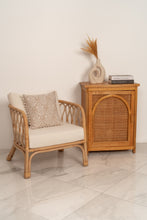 Load image into Gallery viewer, Natura Fern Embroidered Filled Cushion
