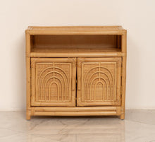 Load image into Gallery viewer, Natura Rainbow Rattan Kids Cabinet
