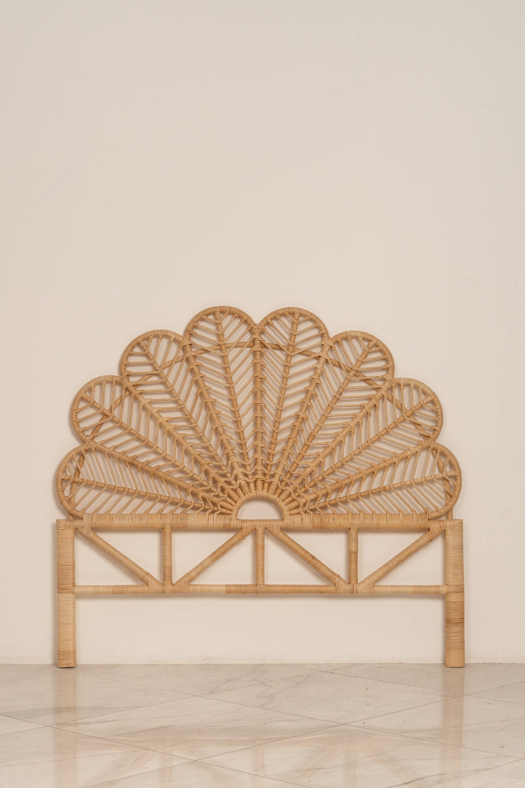 Natura Blossom Rattan Bed Headboard (Single/Double)