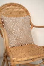 Load image into Gallery viewer, Natura Fern Embroidered Filled Cushion
