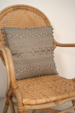 Load image into Gallery viewer, Natura Lotus Embroidered Filled Cushion
