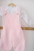 Load image into Gallery viewer, Natura Pink Knitted Baby Romper - Set of 2
