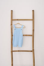 Load image into Gallery viewer, Natura Sky Blue Knitted Baby Romper
