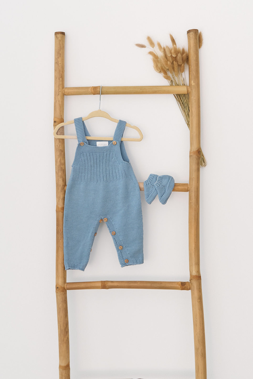 Natura Avie Cotton Baby Romper Dark Blue