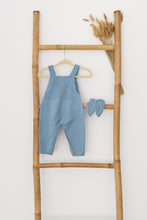 Load image into Gallery viewer, Natura Avie Cotton Baby Romper Dark Blue
