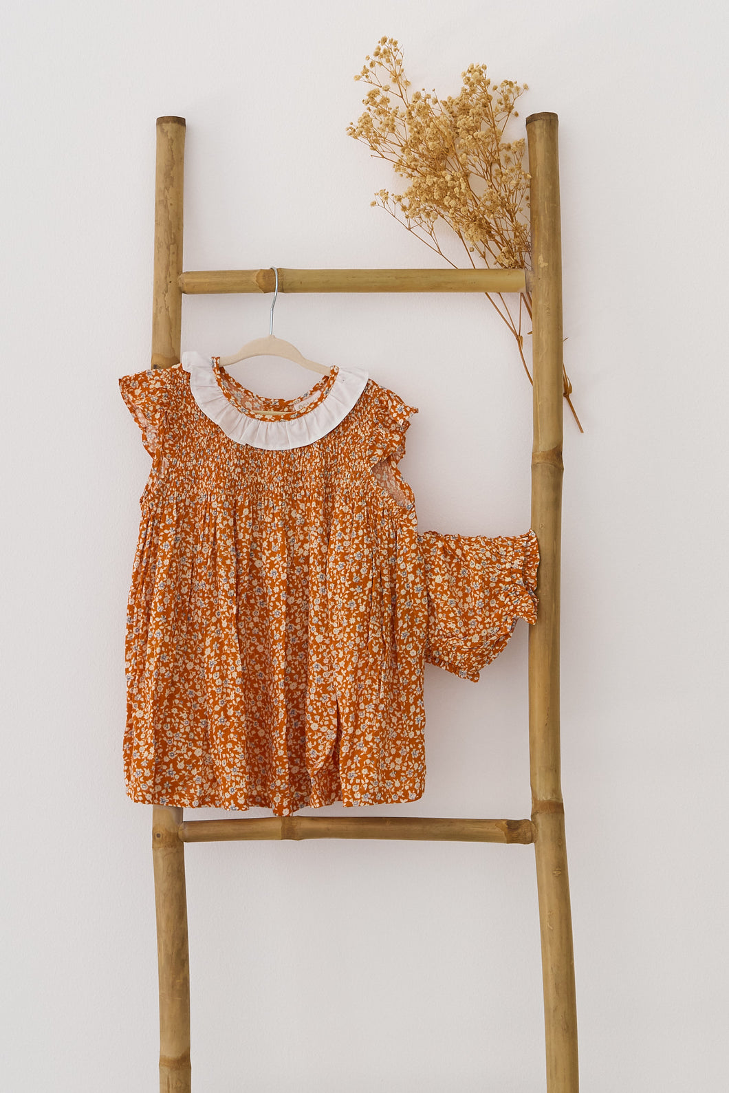 Natura Orange Floral Meline - Set of 2