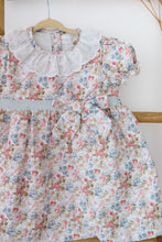Load image into Gallery viewer, Natura Blue Clara Floral Ruffle Dress
