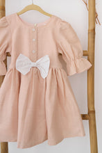 Load image into Gallery viewer, Natura Pink Linen Dress
