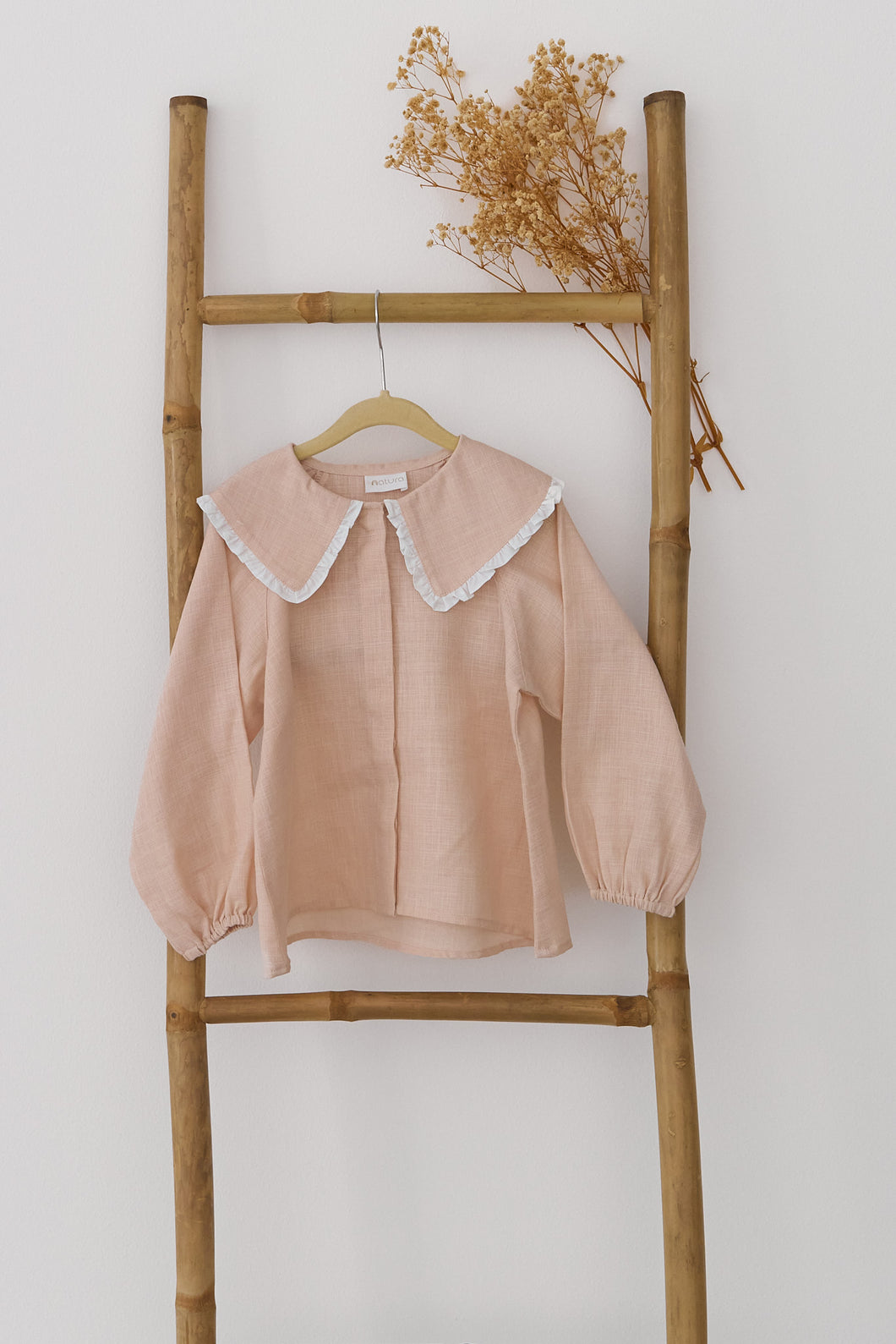 Natura Pink Pearl Linen Shirt