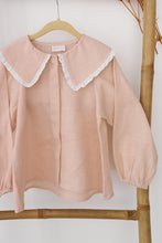 Load image into Gallery viewer, Natura Pink Pearl Linen Shirt
