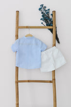 Load image into Gallery viewer, Natura Blue Stripe Cotton - Set of 2
