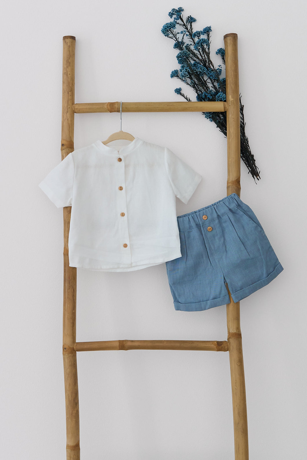 Natura Linen Sky Blue - Set of 2