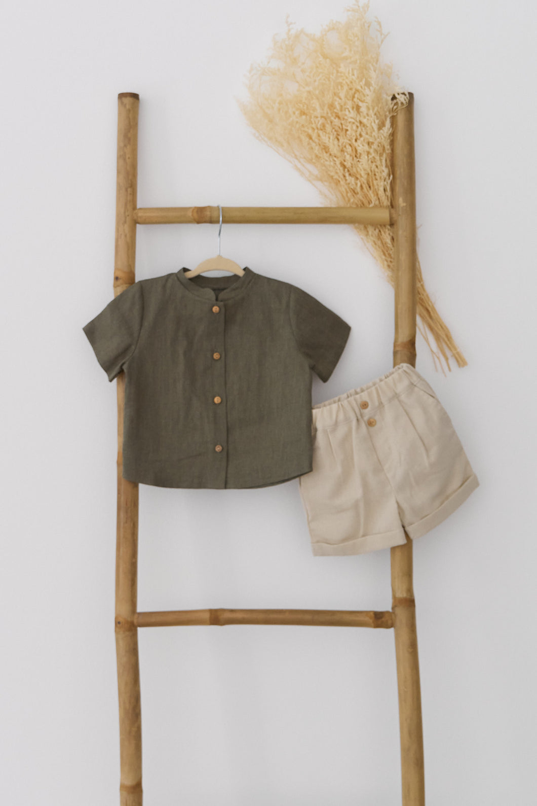 Natura Linen Khaki - Set of 2