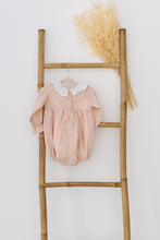 Load image into Gallery viewer, Natura Pale Linen Romper
