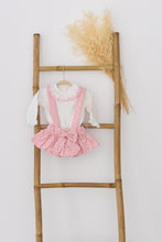 Load image into Gallery viewer, Natura Polka Dot Romper with Bow - Set of 2
