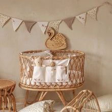 Load image into Gallery viewer, Natura Inigo Rattan Baby Bassinet
