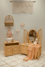 Load image into Gallery viewer, Natura Daisy Kids Rattan Vanity
