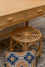 Load image into Gallery viewer, Natura Tessa Rattan Adult Vanity W/ Mirror and Stool Set
