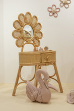 Load image into Gallery viewer, Natura Dahlia Rattan Kids Vanity
