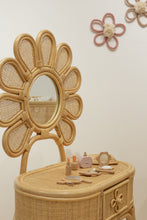 Load image into Gallery viewer, Natura Dahlia Rattan Kids Vanity
