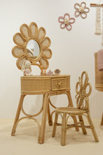 Load image into Gallery viewer, Natura Dahlia Rattan Kids Vanity
