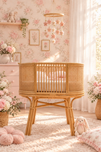 Load image into Gallery viewer, Natura Dora Rattan Bassinet
