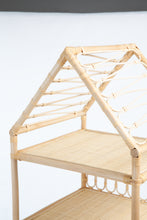 Load image into Gallery viewer, Natura Amari Rattan and Bamboo House Shelf
