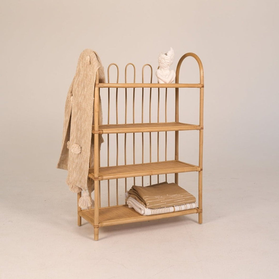 Natura Monterey Rattan Shoe Rack / Floor Shelf
