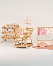 Load image into Gallery viewer, Natura Roselle Rattan Baby Bassinet
