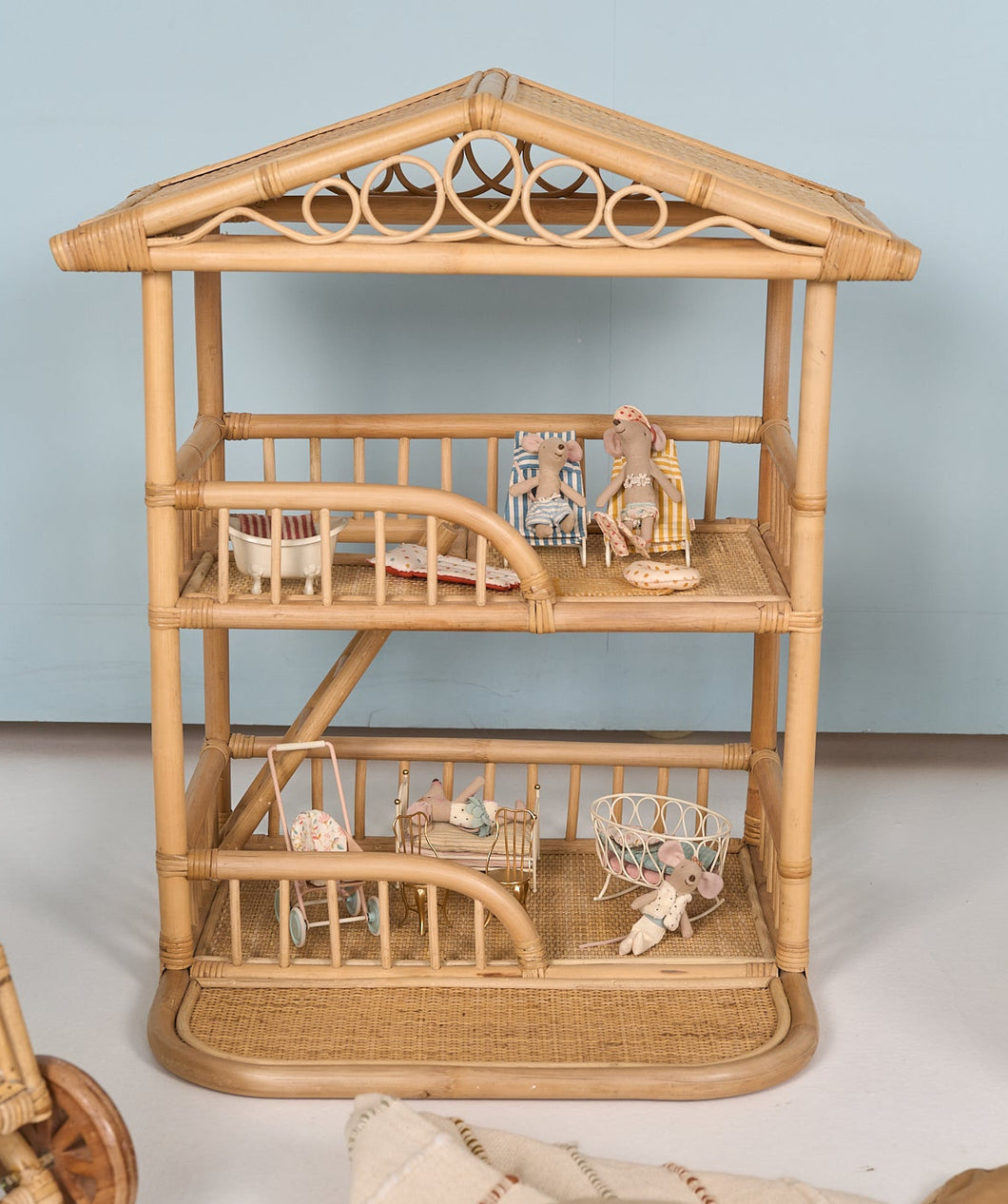 Natura Elara Rattan Doll House
