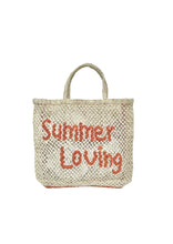 Load image into Gallery viewer, The Jacksons London Bag - Summer Loving Jute Bag
